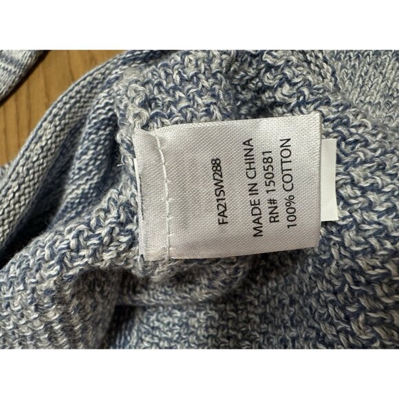 Flag & Anthem Sweater Men Size Large Long Sleeve Knit Buttons Cotton Preppy City - Picture 9 of 12